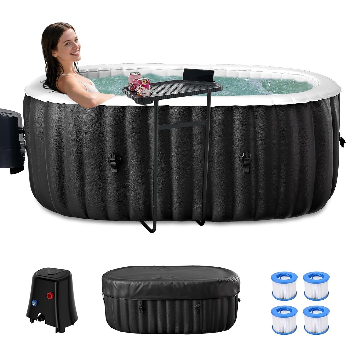 Inflatable Hot Tub, 1-2 Person - Inflatable Hot Tub ulasan dan harga